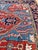 Antique Persian Serapi Carpet Handmade Wool Oriental Rug, Red, Ivory, Light Blue For Sale - Image 4 of 12