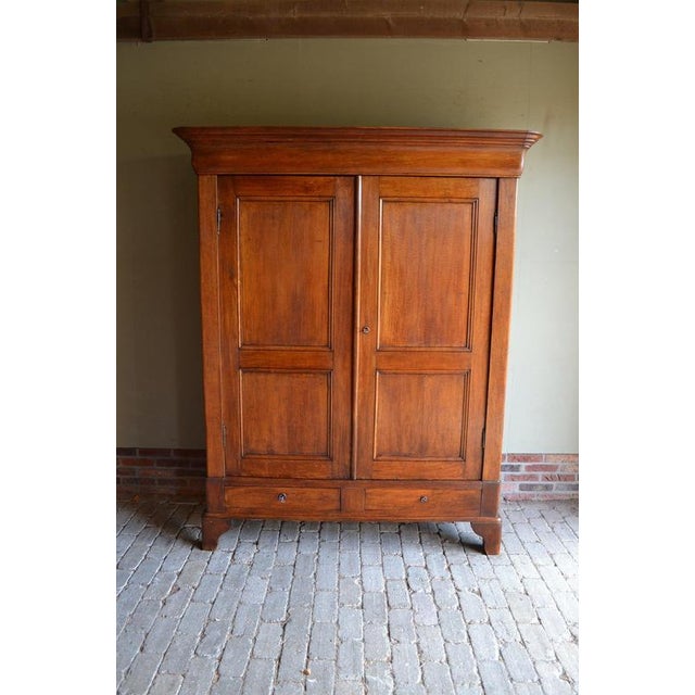 Antique Louis Philippe Oak Cabinet For Sale - Image 11 of 11