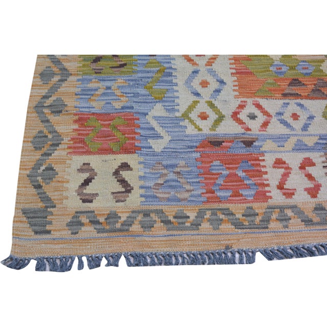 Turkish Vintage Turkish Professional Hand Knotted Wool Rug, 6'6x10 For Sale - Image 3 of 5