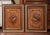 Pair of 19th Century, French Carved Oak Wall Door Panels in Gilt Frames For Sale - Image 10 of 10