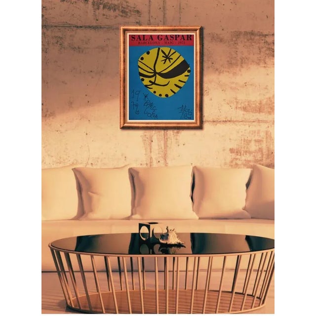 Joan Miro, Sala Gaspar, Barcelona, 1973, Lithograph, Framed For Sale - Image 6 of 8