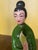 1950s 1950s Mid-Century Modern Chinoiserie Statuaries in Green- Set of 2 For Sale - Image 5 of 15
