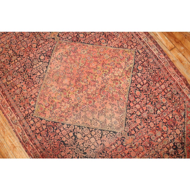 19th Century Zabihi Collection Distressed Persian Rug - 3'7" x 5' For Sale In New York - Image 6 of 12
