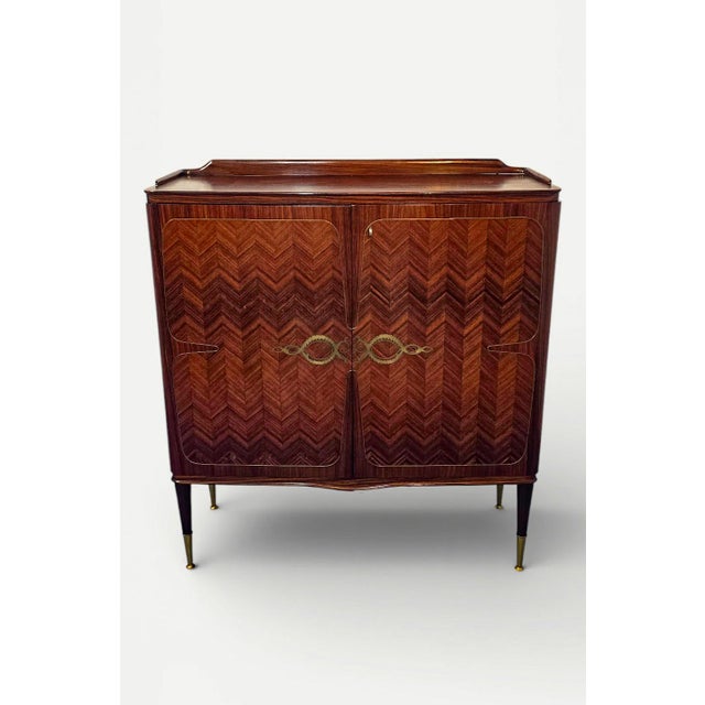Mid-Century Modern Italian Bar Cabinet by Paolo Buffa, 1950s For Sale - Image 14 of 18