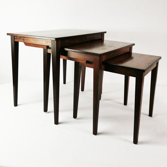 1960s Mid-Century Modular Table Set from KFF, Denmark, 1960s, Set of 3 For Sale - Image 5 of 14