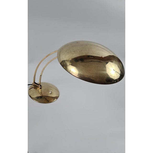 Brass Model 6764 Desk Lamp attributed to Christian Dell for Kaiser Idell, Germany, 1940s For Sale - Image 10 of 16