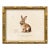 Reproduction Vintage "Garden Friends" Art Print (10), Framed Bunny For Sale
