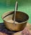 Large Antique Brass & Wrought Iron Hearth Pot/Cauldron For Sale - Image 4 of 8