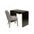 Desk in black lacquer with one drawer. Bespoke / customizable Identical shapes with different sizes and finishings. All...