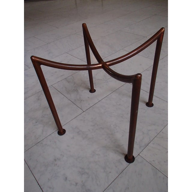 Copper & Glass Coffee Table, 1930s For Sale - Image 4 of 10