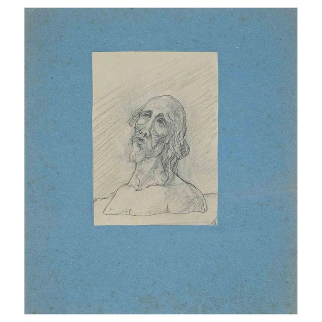 Unknown, Portrait, Original Pencil Drawing, Early 20th Century For Sale