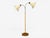 1940s Swedish Modern, Floor Lamp, Rattan, Elm, Fabric For Sale - Image 4 of 14