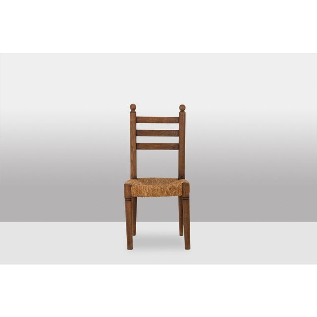 Oak Chairs, 1950s, Set of 8 For Sale - Image 4 of 12
