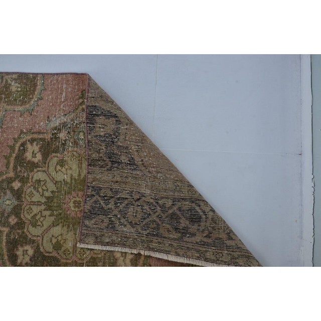 Textile Vintage Antique Hallway Runner Rug For Sale - Image 7 of 10