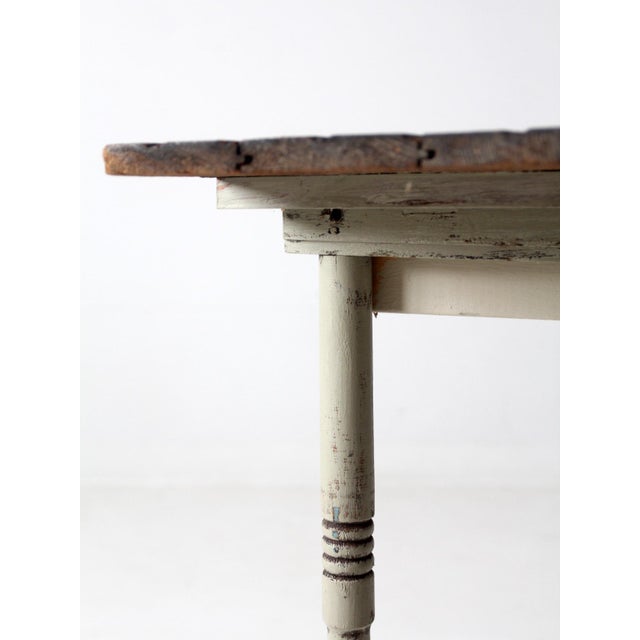 Vintage Farmhouse Side Table For Sale - Image 11 of 12