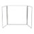 Danny Alessandro Style Tri-fold Chrome Fire Screen For Sale