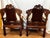 Vintage Chinese Carved Rosewood Armchairs With Dali Marble Panels - A Pair For Sale - Image 9 of 11