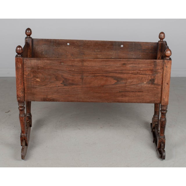 19th Century 19th Century French Country Baby Crib For Sale - Image 5 of 11