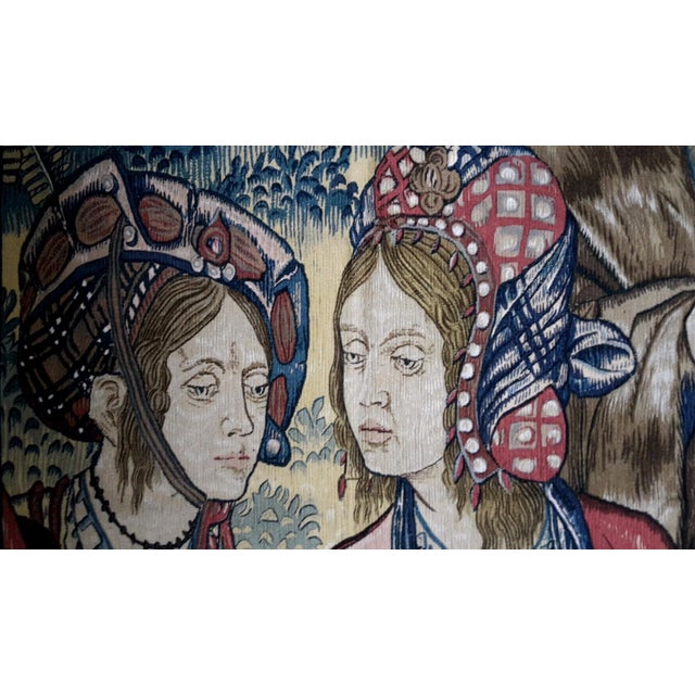 Two Renaissance Style Tapestries - Story of David and Bethsabee For Sale - Image 4 of 11