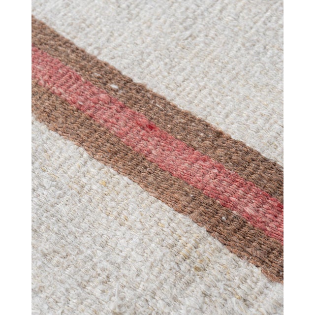 Textile Large Vintage Turkish Kilim Flat Weave Rug Runner 14ft X 26ft For Sale - Image 7 of 14