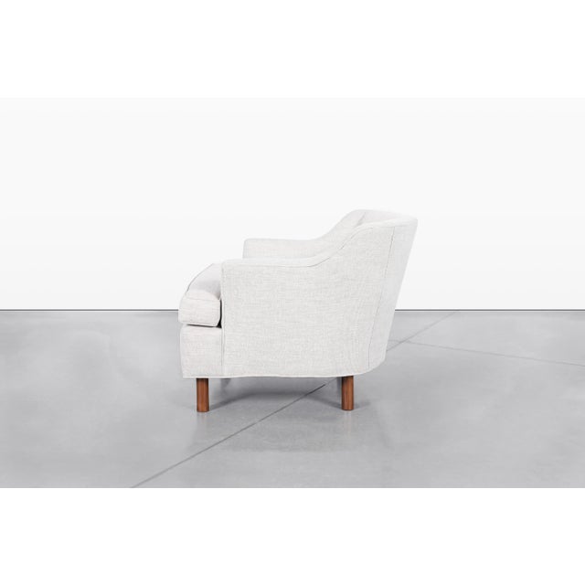 1960s Mid-Century Modern Walnut Lounge Chairs For Sale - Image 9 of 14