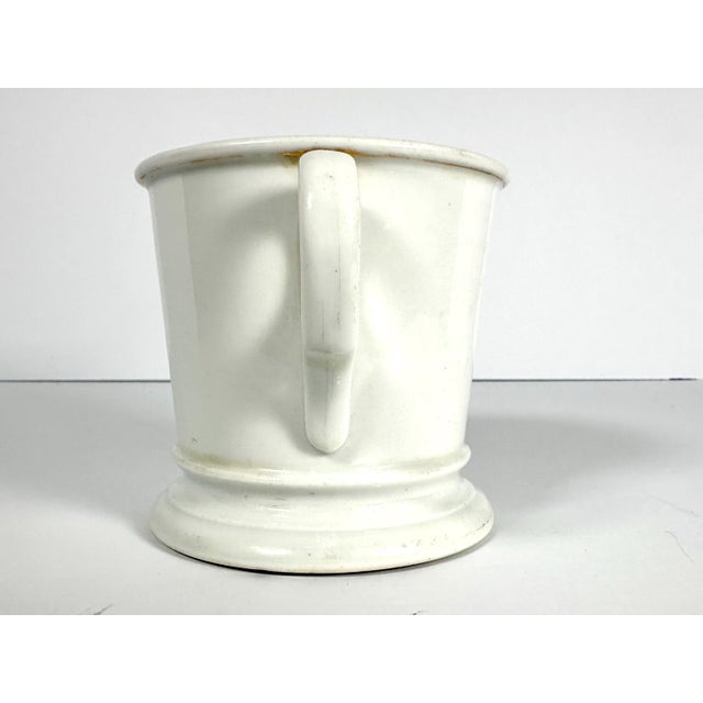 Antique Porcelain Occupational Mug: Trolley Conductor, Floral Design For Sale - Image 6 of 10