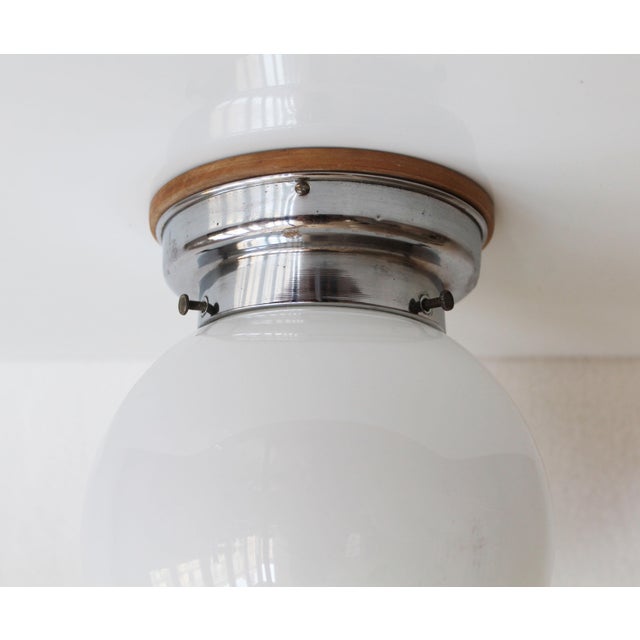 Metal Modernist Ceiling or Wall Lights, 1930s, Set of 2 For Sale - Image 7 of 15