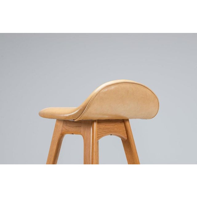 OD61 Bar Stools by Erik Buch for Oddense Møbler, Denmark, 1965, Set of 4 For Sale - Image 12 of 18