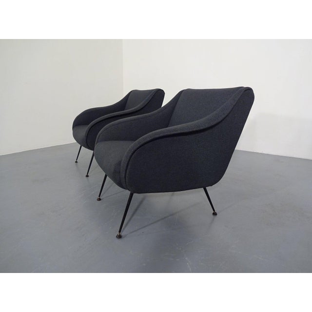 Mid-Century Modern Mid-Century Italian Armchair, 1950s For Sale - Image 3 of 10