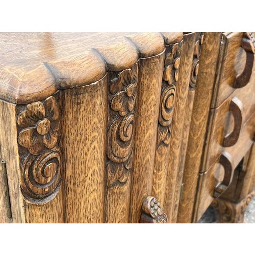 Art Deco Oak Sideboard, 1930s For Sale - Image 12 of 18