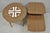 Vintage Mid Century Modern Walnut & Formica Round & Step Side Table Set - 2 PCS For Sale - Image 4 of 16
