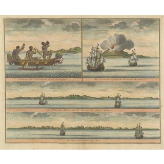 New Guinea Fishermen and Views of New Guinea, 1726, Paper For Sale