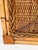Wood Vintage British Colonial Coastal Bamboo, Rattan, and Leather Bulletin Board For Sale - Image 7 of 12