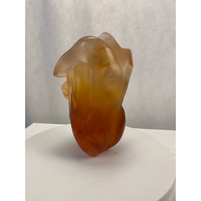 Secret d'Amour by Sylvie Mangaud Lasseigne 375 ex Christal glass by Daum Sylvie Mangaud, born in Paris in 1961, is a...