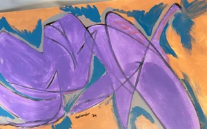 Abstract No. 1008, Acrylic on Board, by Erik Sulander