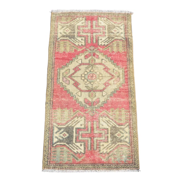 Oushak Handmade Vintage Area Rug For Sale