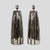 Pair of Fluted mirrored Murano Glass Table Lamps by Alberto DonàPair of hand-blown Murano glass table lamps. Featuring a...