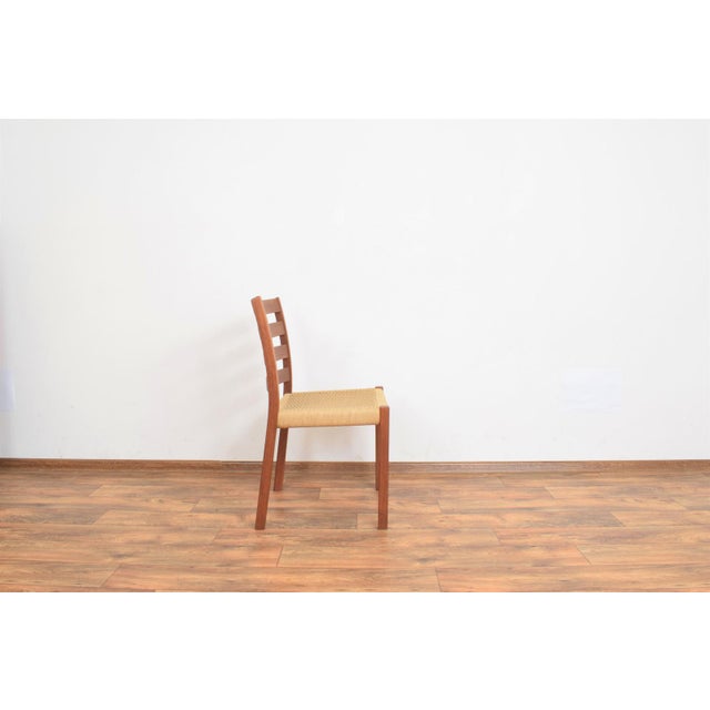 Mid-Century Modern Mid-Century Modern Danish Teak Dining Chair by Niels O. Møller for J.L. Møllers, 1960s For Sale - Image 3 of 12