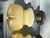 Coffee Vintage Murano Mazzega Shades on Vintage Brass Flush Mount Fixtures - a Pair For Sale - Image 8 of 8