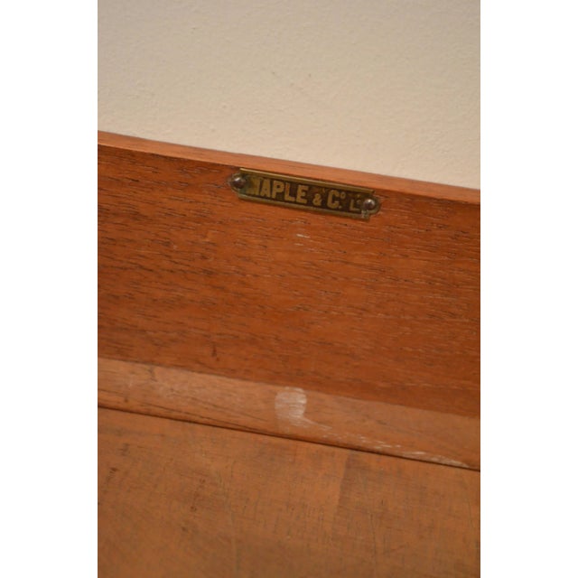 Mahogany Pedestal Desk from Maple & Co For Sale - Image 11 of 13