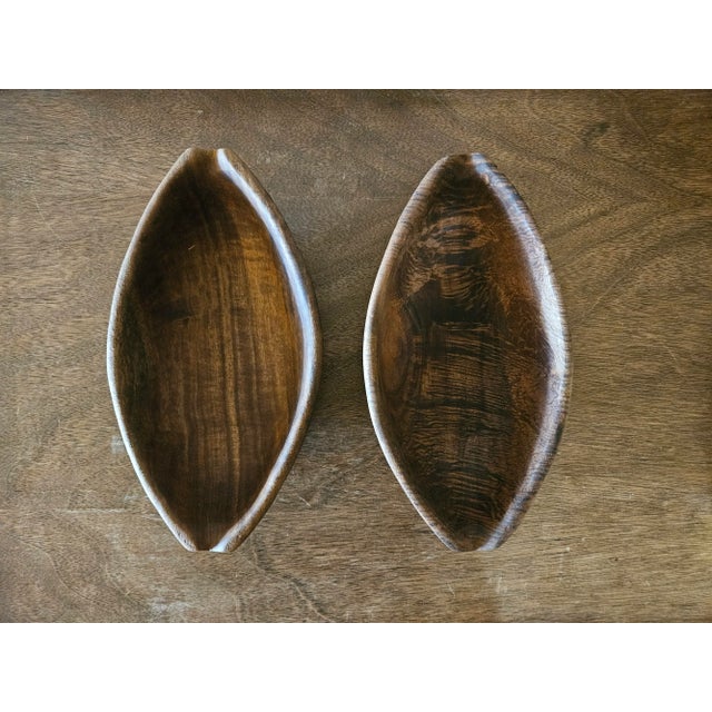 Pair of Late 20th Century Haitian Carved Wooden Bowls For Sale - Image 13 of 13