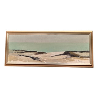 Eric Cederberg, Coastal Landscape, 1950s, Oil on Canvas, Framed For Sale