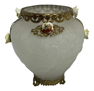 Vintage Smoked Vase