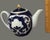 Mid 20th Century Vintage Pakhta Cobalt Blue & White Gilded Imperial Porcelain Russian Tea Pot For Sale - Image 5 of 11