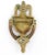 Metal Mid 20th Century Traditional Bronze B Monogrammed Door Knocker For Sale - Image 7 of 7