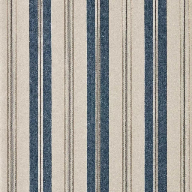 Highgrove Stripe is a broad stripe with a running stitch detail for a country feel. Classic in its proportions this design...
