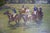 Traditional The Polo Match at Hurlingham O/C John Gregory King (British, 1929-2014) For Sale - Image 3 of 6