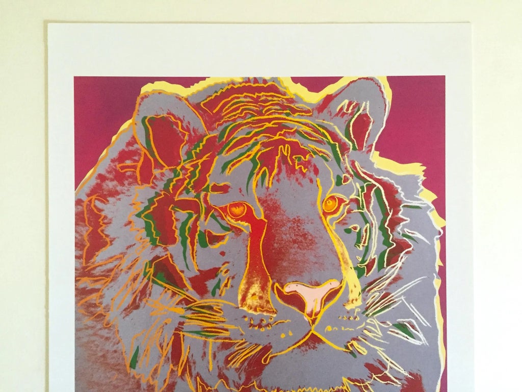 Andy Warhol Estate Vintage 1992 Endangered Species Lithograph