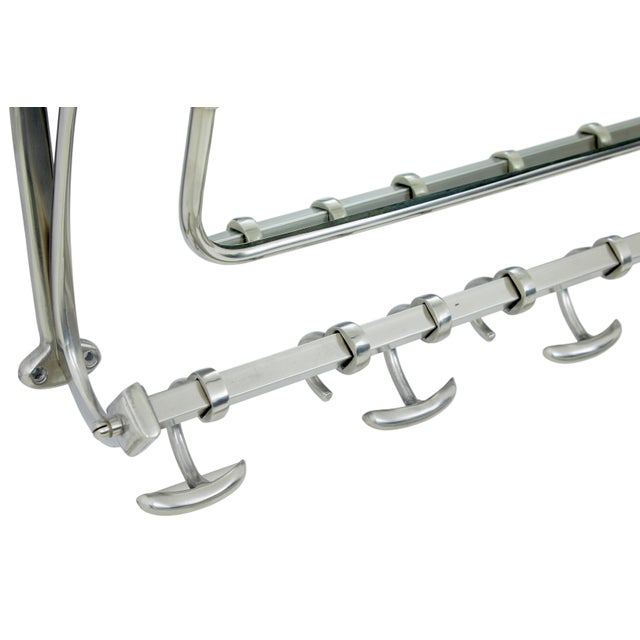 1920s Early 20th Century Chromed Bathroom Vanity Mirror, 1920s For Sale - Image 5 of 7