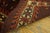 1871s Red Wine Geometric Antique Turkmen Tekke Chuval Rug 2'6" X 3'9" Handknotted Wool Carpet For Sale In New York - Image 6 of 10